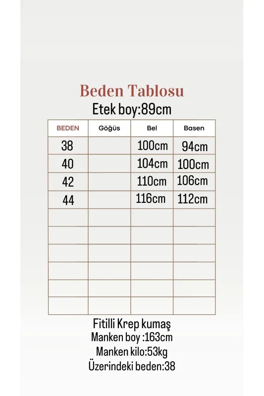 Lodos Yanı Fermuarlı Piliseli Etek-PA0202 Kahve – 3. görsel