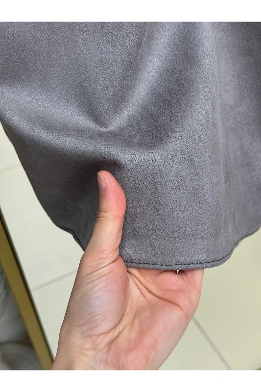 Gönül Süet Etek MT.001-BN4272 Gri – 4. görsel