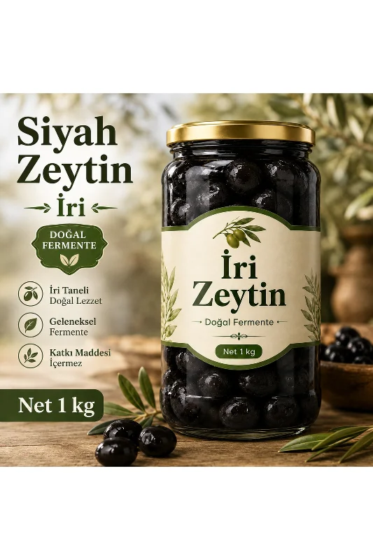 Genel Markalar İri Siyah Zeytin