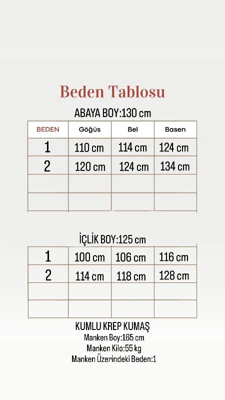 Şahsima İkili Abaya Takım-GS4687 Mürdüm – 4. görsel