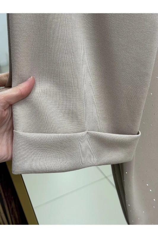 Fallon Tuniği Taşlı Pantolonlu Takım-MA5888 Taş – 3. görsel