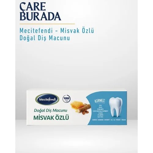 Mecitefendi - Misvak Özlü Doğal Diş Macunu