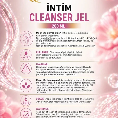 İntim Temizlik Jeli 200 Ml (pH 4.2) – 2. görsel