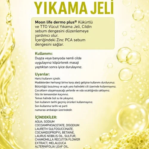 Kükürtlü & TTO Vücut Yıkama Jeli 200 Ml (%1 TTO & %3 Sülfür)