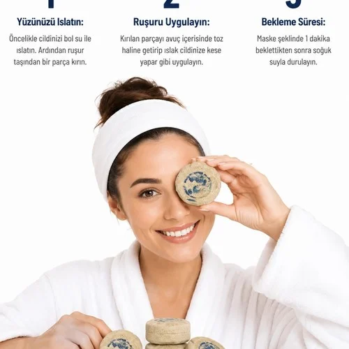 ÇareBurada Ruşur Taşı 9 Adet | Beyazlatıcı Ölü Derilerden Arındırıcı Yüz ve Vücut Peelingi ( İran Hamam Taşı ) – 4. görsel