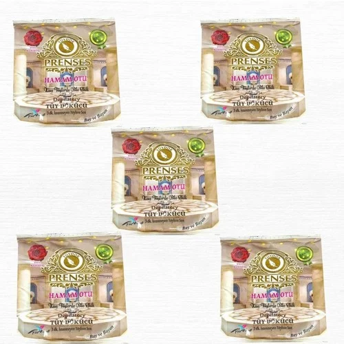 Prenses Gül Kokulu Tüy Dökücü Toz - Hamam Otu 150 gr  x 5 Adet – 2. görsel