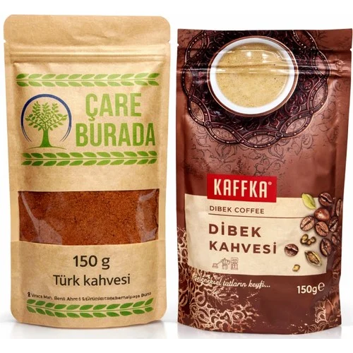 ÇareBurada 150 G Türk Kahvesi + Kaffka Dibek Kahvesi 150 G