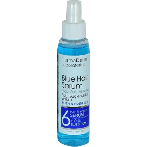 Dermaderm Mavi Saç Serumu Biotin Panthenol Vitamin E Keratinli 125 ml