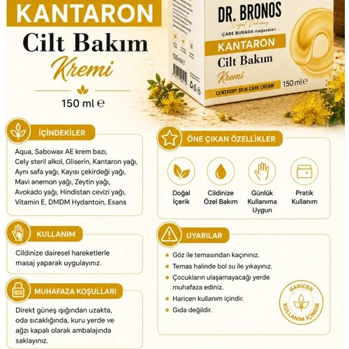 Dr. Bronos - Kantaron Cilt Bakım Kremi 150 Ml – 2. görsel