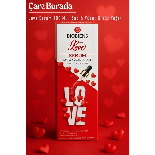Biobiens - Love Serum 100 Ml (Saç & Yüz & Vücut Yağı)