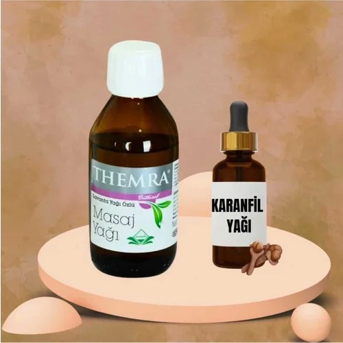 Lavanta Yağı Özlü Masaj Yağı 100 ml Karanfil Yağı 20 ml