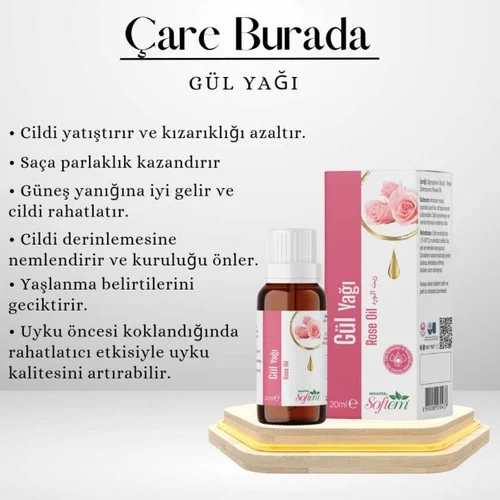 Gül yağı 20 Ml