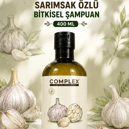 Complex Sarımsak Özlü Bitkisel Şampuan 400 Ml