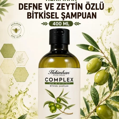 Complex Defne ve Zeytin Özlü Şampuan 400 Ml
