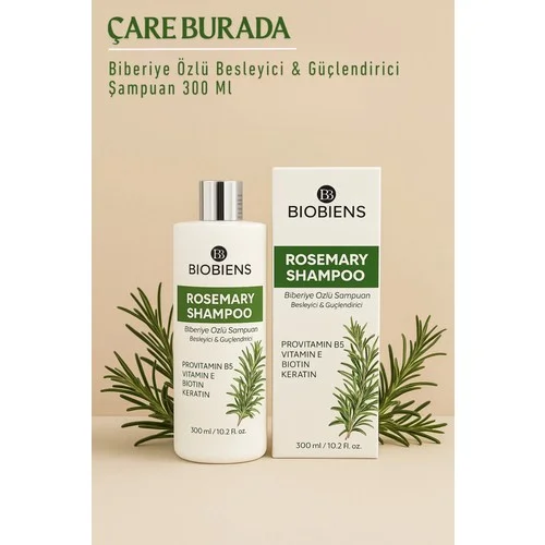 Biobiens - Biberiye Özlü Besleyici & Güçlendirici Şampuan 300 Ml (Biotin & Keratin)
