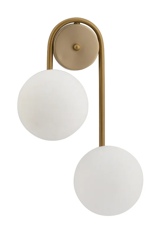 MANOLA 2'Lİ BAL GLOB CAMLI ESKİTME MODERN APLİK
