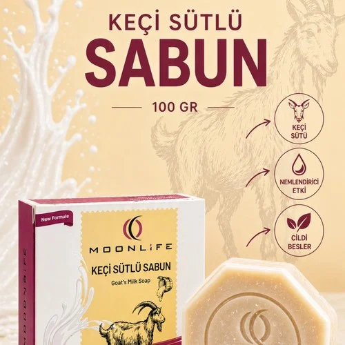 Keçi Sütlü Sabun 100 Gr (Nemlendirici Etkili)
