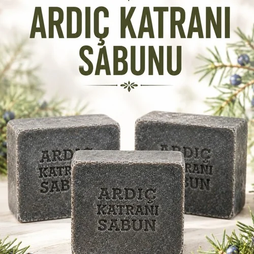 Ardıç Katranı Sabunu Doğal El Yapımı 3 adet