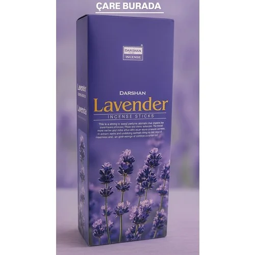 Darshan Incense - Lavender 20'li Çubuk Tütsü (Lavanta)