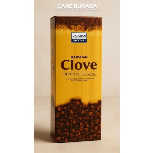 Darshan Incense - Clove 20'li Çubuk Tütsü (Karanfil)