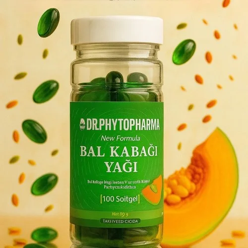 Bal Kabağı Yağı Kapsülü 100Softjel 1150Mg