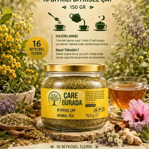 Detoks Seti - 16 Bitkili Bitkisel Çay 150 gr & Detoks Kahve 30 Şase – 4. görsel