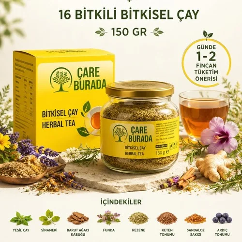 Detoks Seti - 16 Bitkili Bitkisel Çay 150 gr & Detoks Kahve 30 Şase – 3. görsel