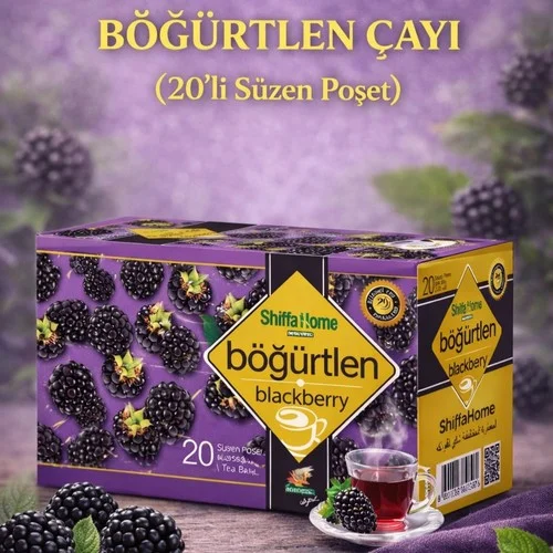 Tatlı ve Keyifli İçim Çay Seti (Böğürtlen Çayı 20'li & Elma Çayı 20'li & Kuşburnu Çayı 20'li)