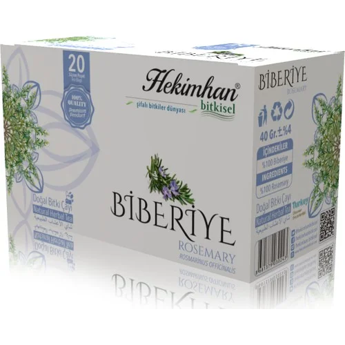 Biberiye 20'li Süzen Poşet Çay Sallama Bitki Çay, Demleme Bitki Çayı
