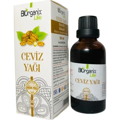 Biorganix Life Ceviz Yağı 50 ml Bıo