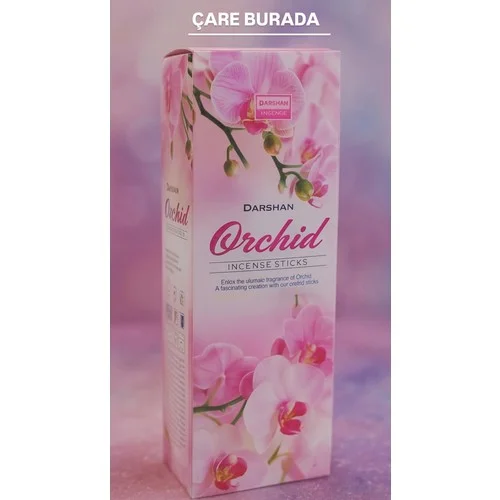 Darshan Incense - Orchid 20'li Çubuk Tütsü (Orkide)