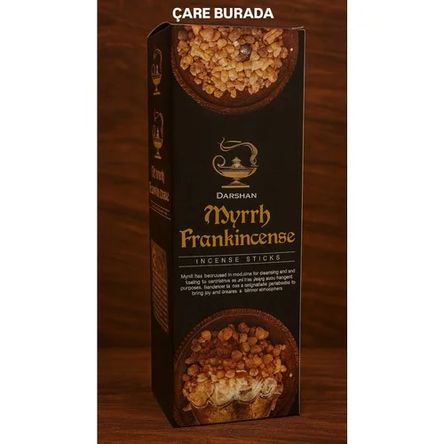 Darshan Incense - Myrrh Frankincense 20'li Çubuk Tütsü (Akgünlük)
