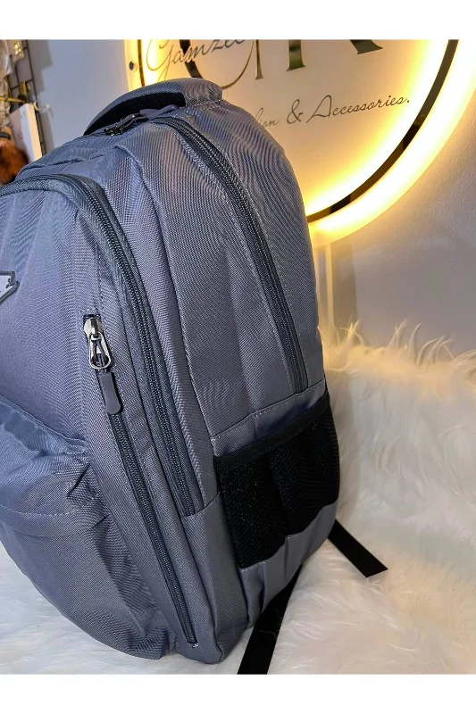 Çok Bölmeli Sırt Çantası Günlük Okul Laptop Çantası Ergonomik Omuz Askılı Unisex – 4. görsel