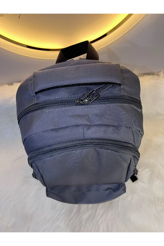 Çok Bölmeli Sırt Çantası Günlük Okul Laptop Çantası Ergonomik Omuz Askılı Unisex – 3. görsel