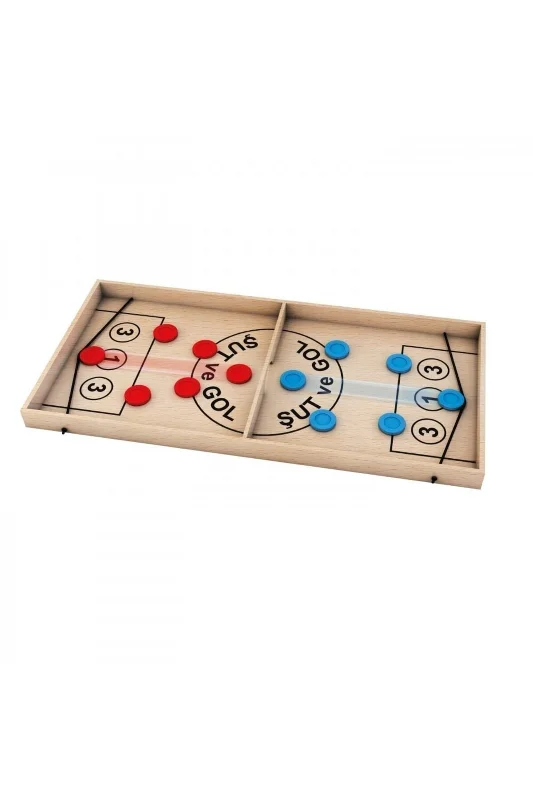 Şut Ve Gol Lastik Fırlatmalı Futbol Hızlı Sapan Masa Futbol – 2. görsel
