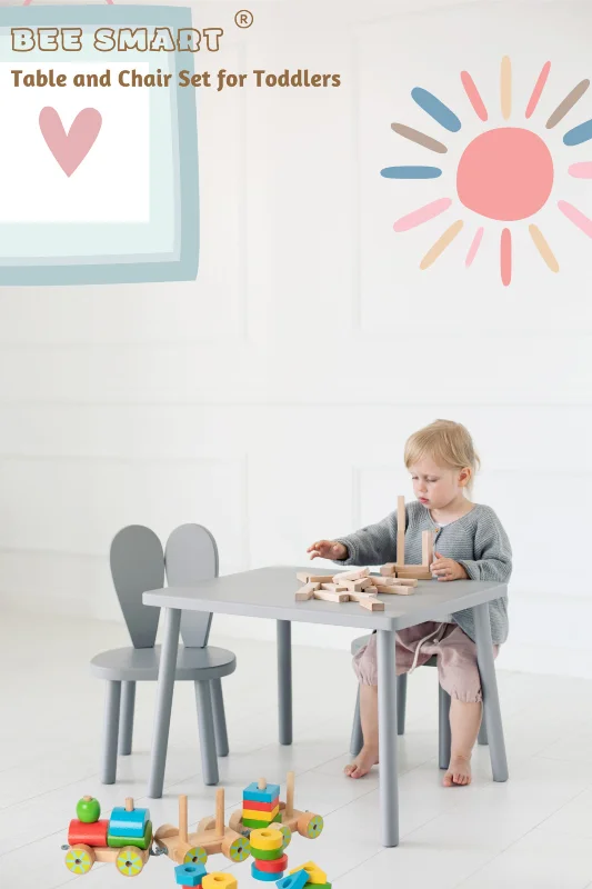 Montessori Masa Sandalye Çocuk Oyun, Çalışma, Çocuk Aktivite Masası Ve Sandalyesi