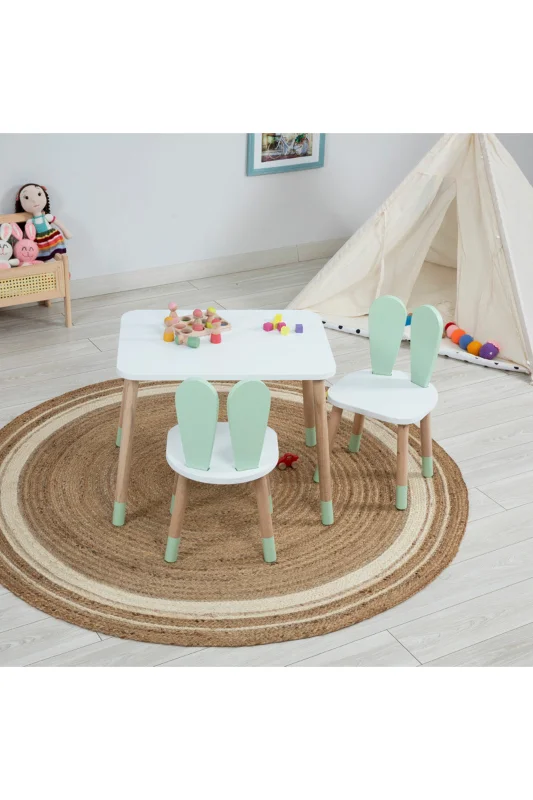 Çocuk Montessori Masası Sandalyesi, Aktivite Masa Sandalye – 2. görsel