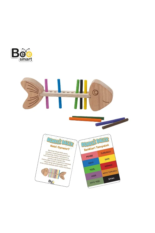 Renkli Balık Oyunu Örüntü ve Dizme Oyunu Montessori