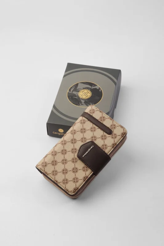 Monogram Kadın Orta Boy Cüzdan 65256mp Buz Mavi