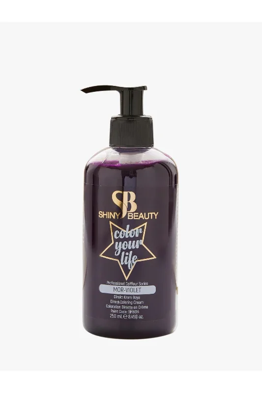 Shıny Beauty Mor-Lila Geçici Krem Saç Boyası 250 ml