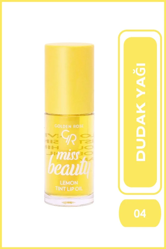 Miss Beauty Tint Lip Oil 02 Cherry Renklendirici Dudak Yağı Limon Yağı & Jojoba 6 ml