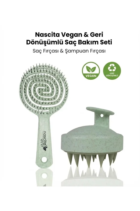 Vegan ve Geri Dönüşümlü Saç Bakım Seti – 2. görsel