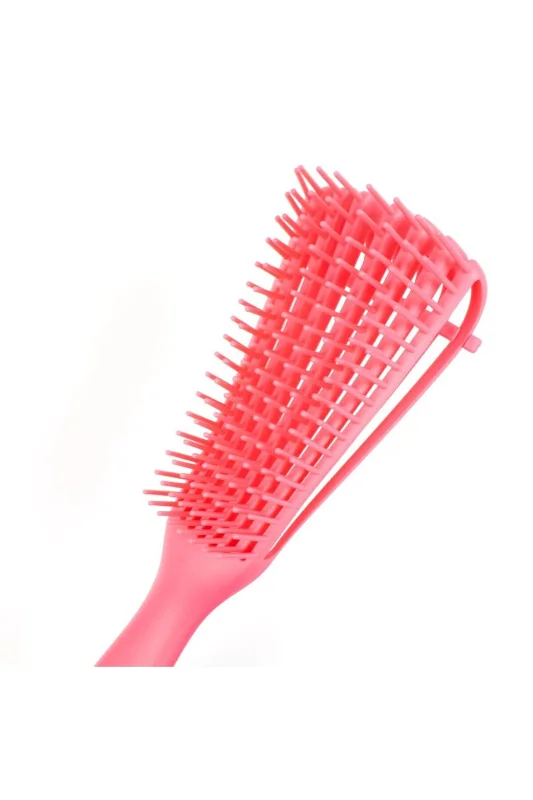 Pro Ayarlanabilir Mucize Açma-tarama Saç Fırçası Pembe – 2. görsel