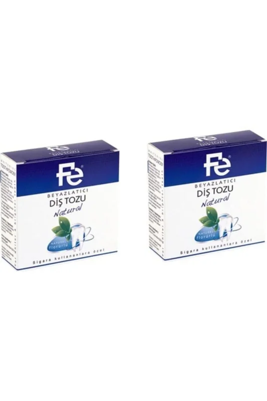 Beyazlatıcı Diş Tozu Natural / Herbal X 2 Adet