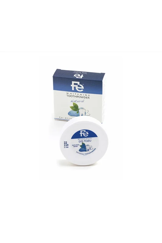 Beyazlatıcı Diş Tozu Naturel Herbal 50 gr X2 Adet