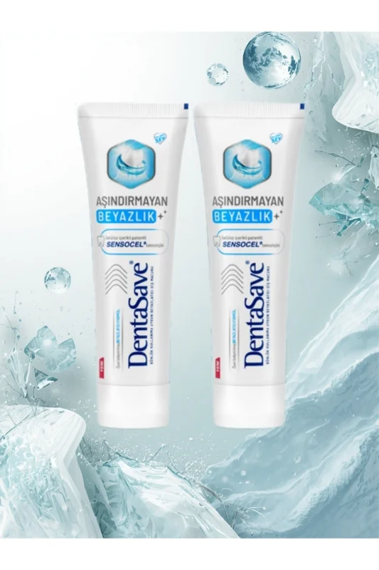 Aşındırmayan Beyazlık Diş Macunu 75 ml X 2 Adet