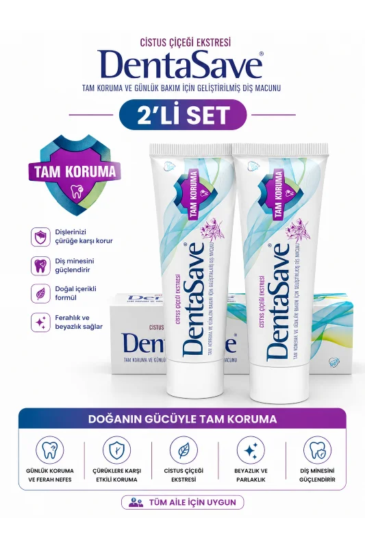 Cistus Ekstreli Günlük Koruma Diş Macunu 2li