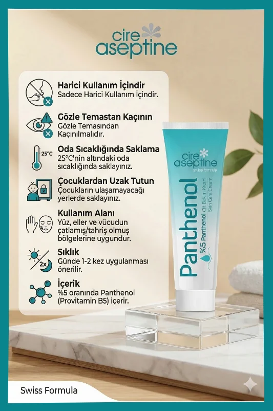Panthenol Cilt Bakım Kremi 100 ml