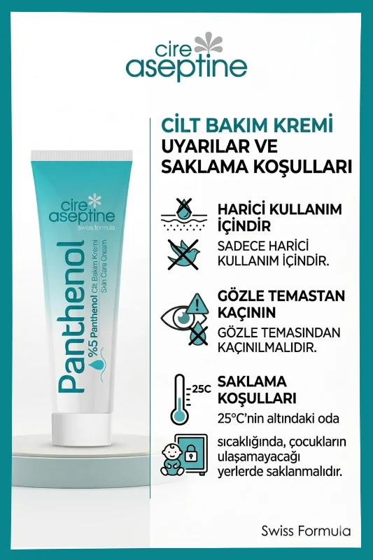 Panthenol Cilt Bakım Kremi 100 ml