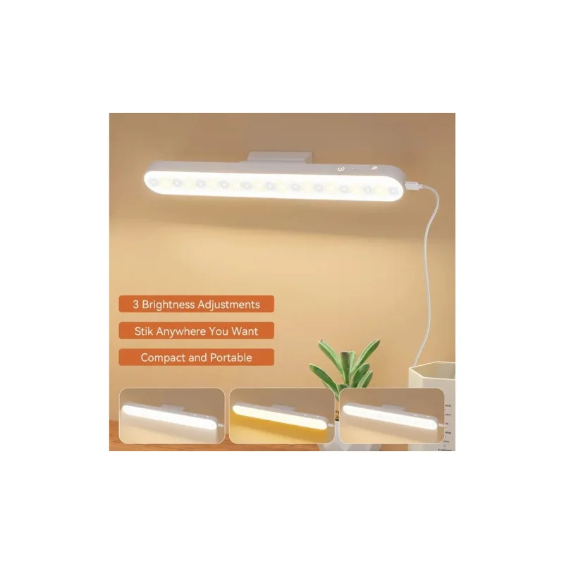 Şarjlı LED Işık Manyetik Dönerli USB Lambası Dokunmatik Sensör Tuvalet Masası & Banyo Aydınlatması – 4. görsel